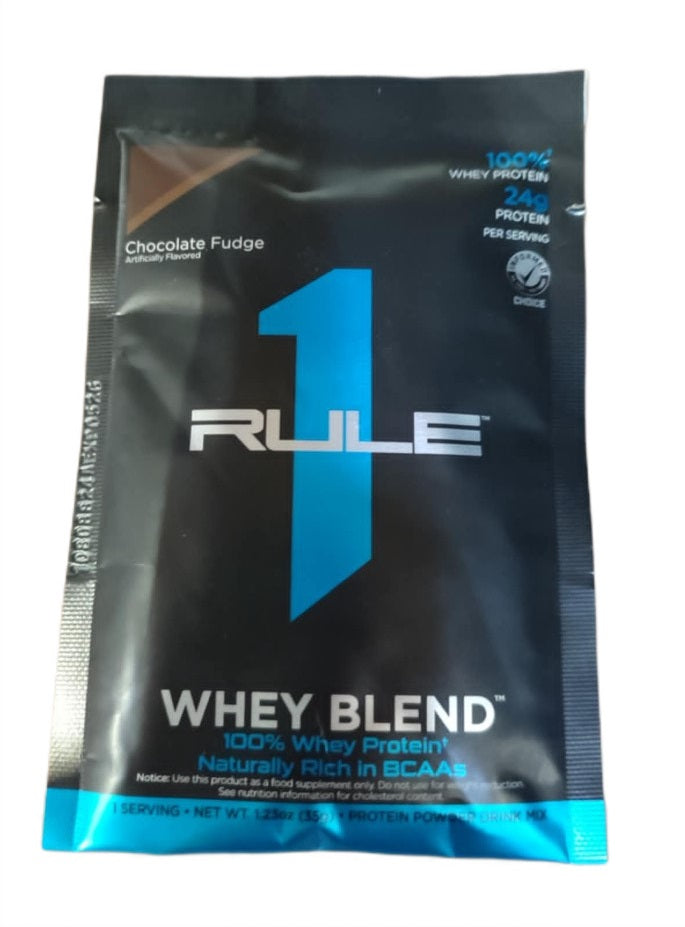 R1 Whey Blend, Chocolate Fudge - 35g (1 serving) - Rule One