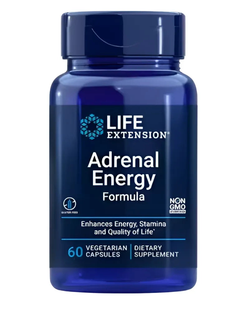 Adrenal Energy Formula - 60 vcaps - Life Extension - Papildai