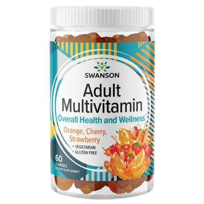 Adult Multivitamin Gummies - Vitaminai - N60 - Swanson - Papildai