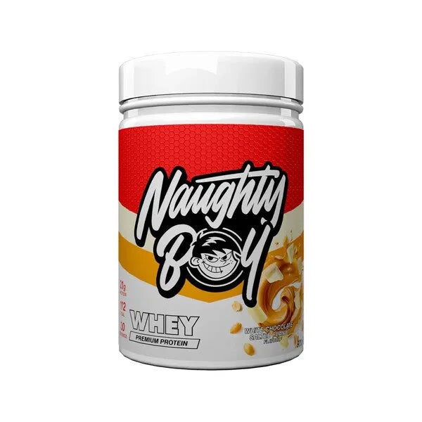 Advanced Whey White Chocolate Salted Peanut - 900g - Naughty Boy - Sporto papildai