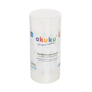 AKUKU Dry bamboo towels - disposable (A0687) 100 pcs. - Vaikui ir mamai