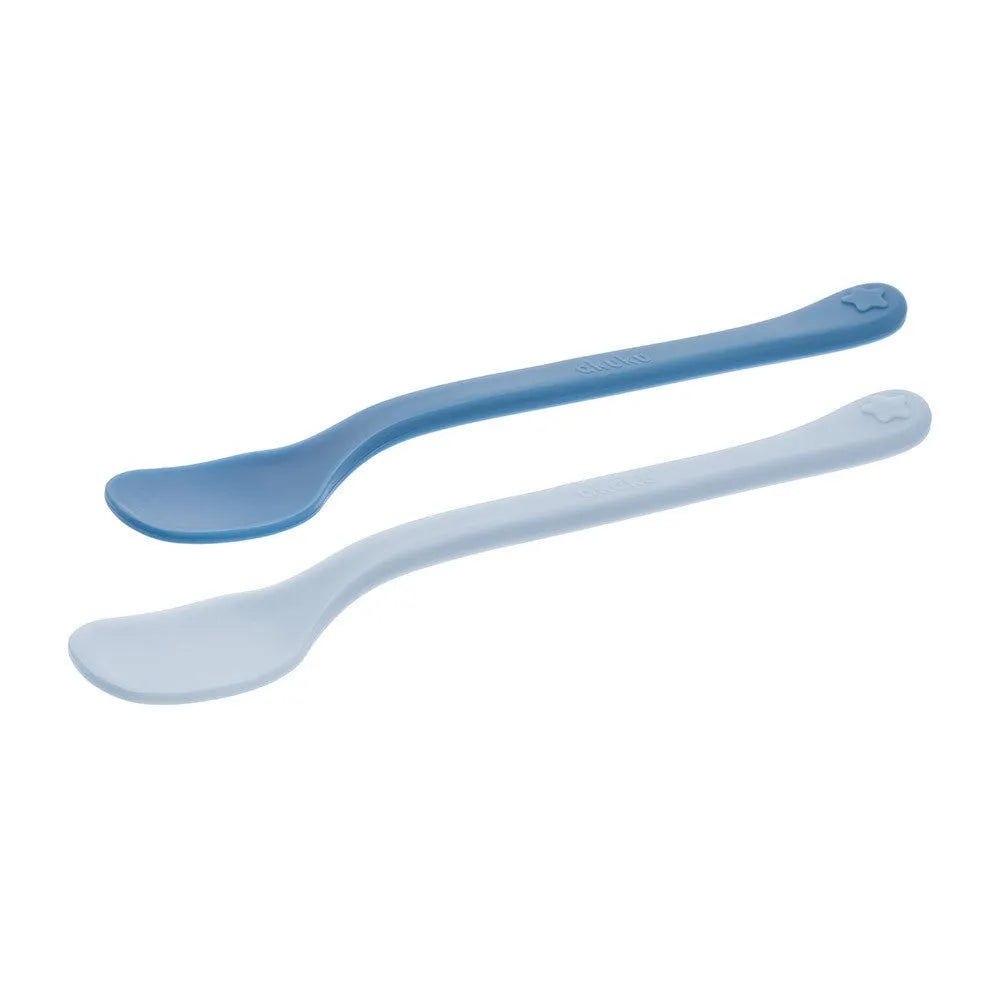 AKUKU Set of teaspoons for learning to feed - blue 2 pcs. - Vaikui ir mamai