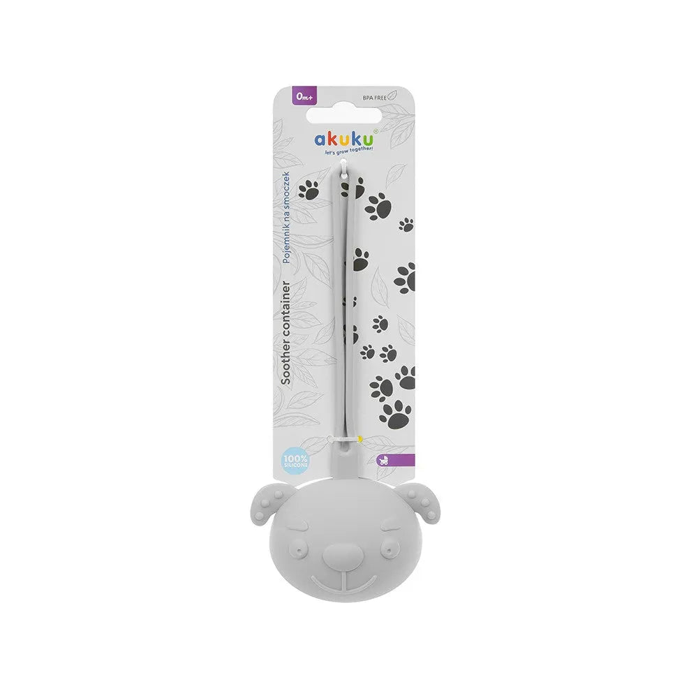 AKUKU Silicone pacifier container Doggie A0678 - Vaikui ir mamai