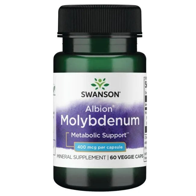 Albion Molybdenum - Molibdenas - 400 mcg - N60 - Swanson - Papildai