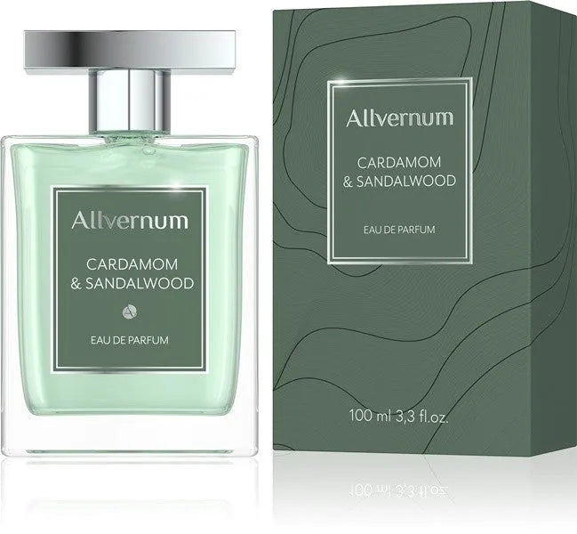 Allvernum Men Cardamom & Sandalwood Eau de Parfum 100ml Vyrams skirta kvapų kompozicija. - Kosmetika