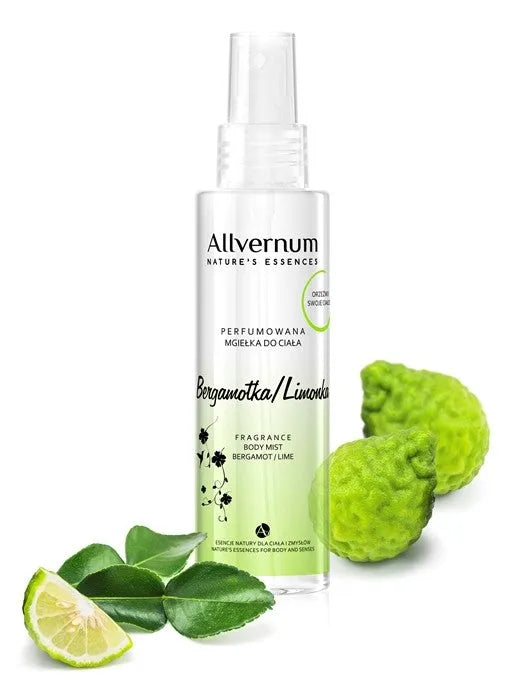 Allvernum Nature’s Essences Kvepianti kūno purškiklis Bergamot & Lime 125ml - Kosmetika