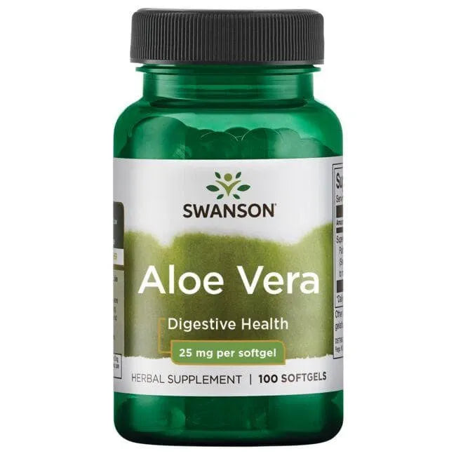 Aloe Vera - 25 mg - N100 - Swanson - Papildai