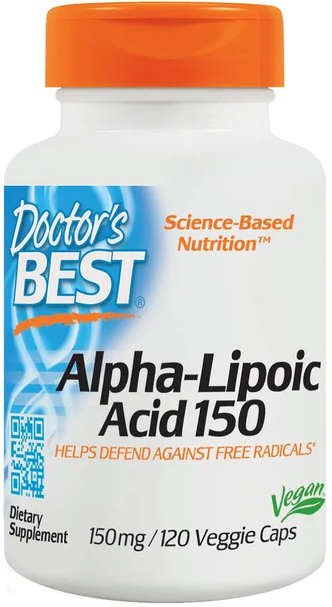 Alpha-Lipoic Acid 150mg - 120 vcaps - Doctor’s Best - Papildai