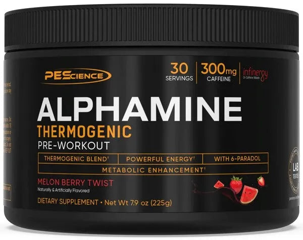 Alphamine Melon Berry Twist - 225g - PEScience - Sporto papildai