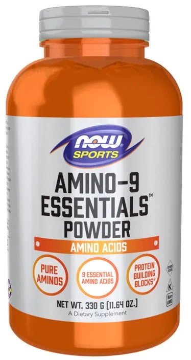 Amino-9 Essentials Powder - 330g - NOW Foods - Papildai