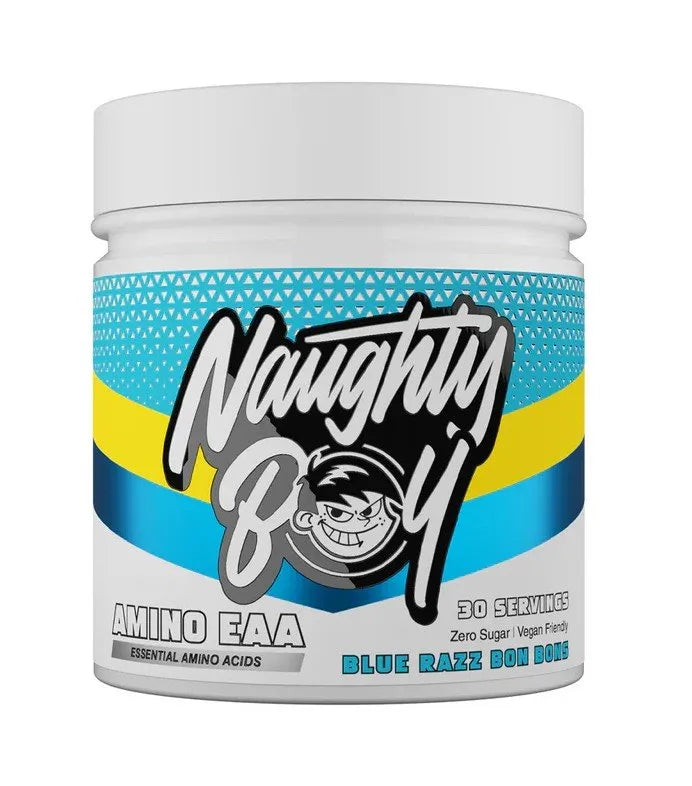 Amino EAA Blue Razz Bon Bons - 345g - Naughty Boy - Sporto papildai