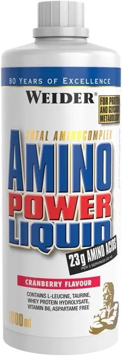 Amino Power Liquid Cranberry - 1000 ml - Weider - Sporto papildai