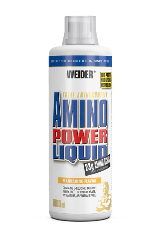 Amino Power Liquid Mandarine - 1000 ml - Weider - Sporto papildai