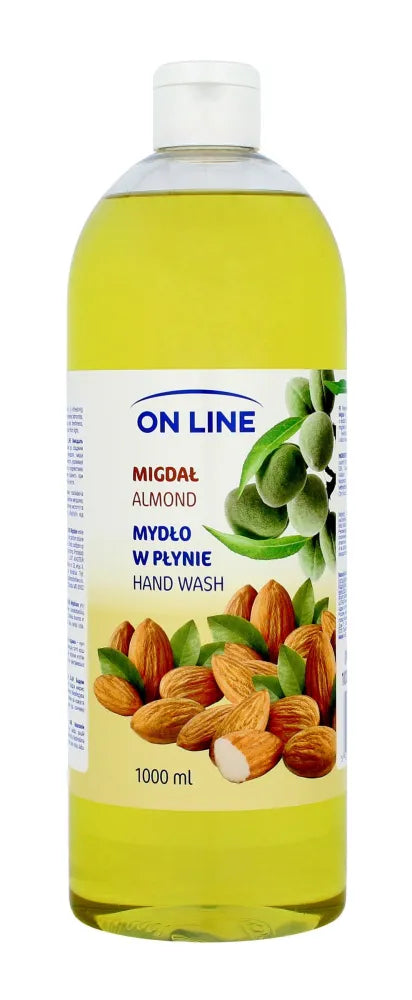 Antialerginė skaidri skystoji muilas Almond 1000ml - Kosmetika