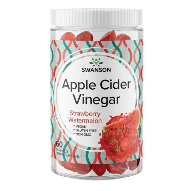 Apple Cider Vinegar Gummies - N60 - Obuolių sidro guminukai - Swanson - Papildai