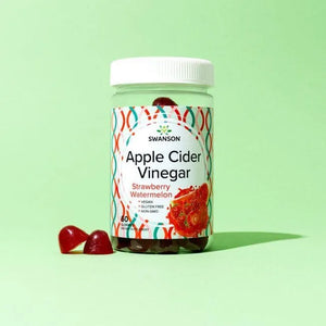Apple Cider Vinegar Gummies - N60 - Obuolių sidro guminukai - Swanson - Papildai