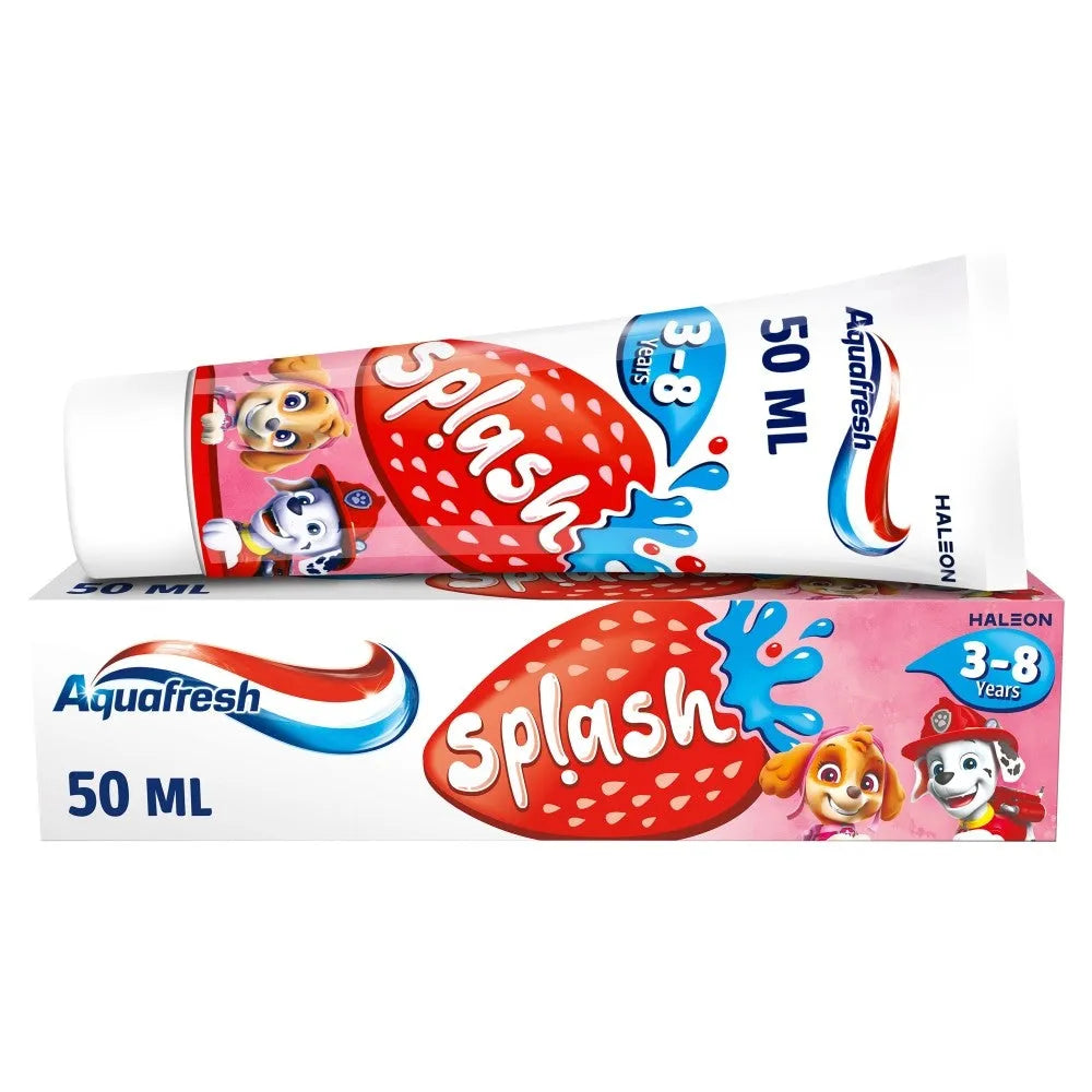 AQUAFRESH SPLASH toothpaste for children aged 3–8 - Higiena