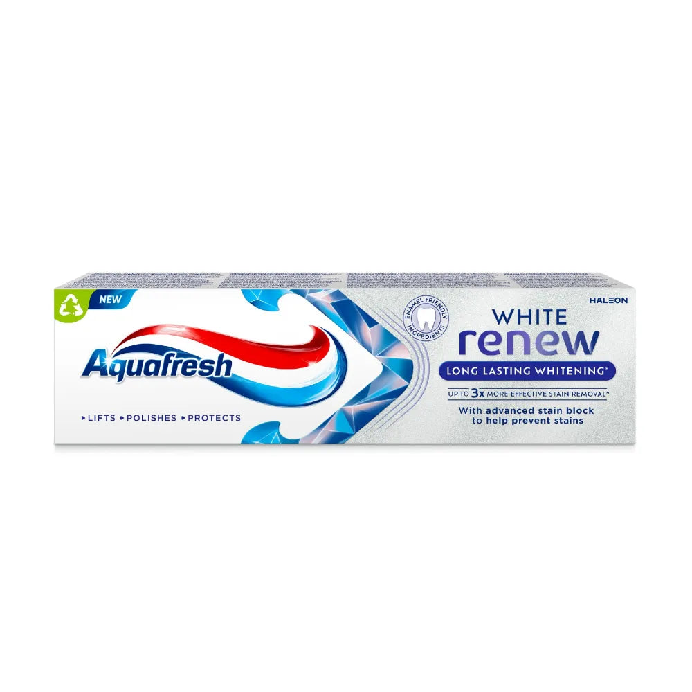 AQUAFRESH White Renew Whitening Toothpaste - Long Lasting 75 ml. - Higiena