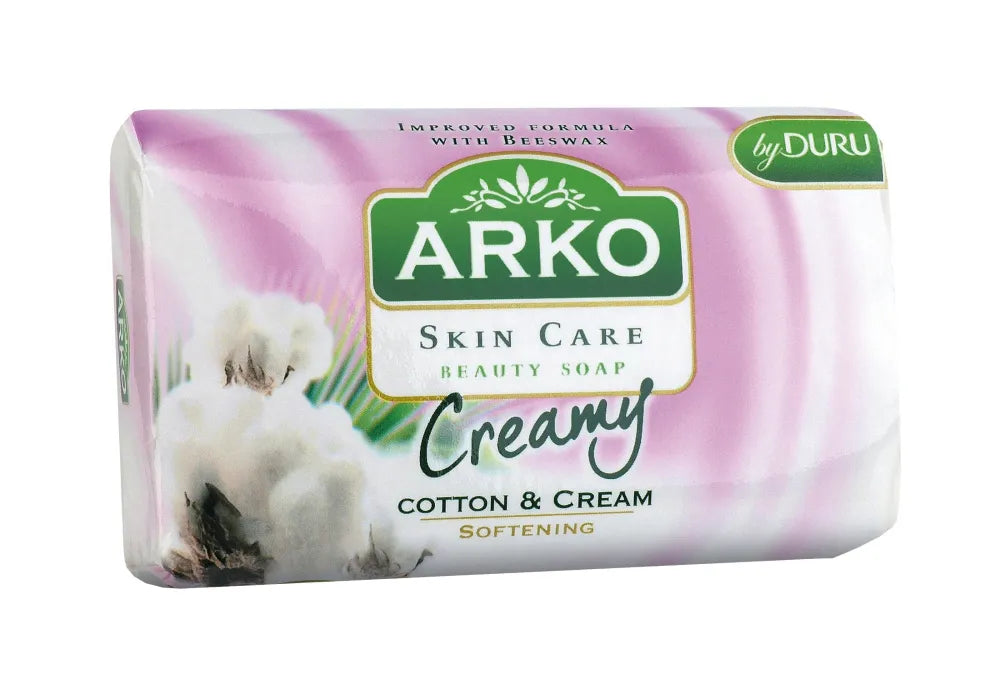 Arco Creamy Cotton & Cream drėkinantis muilas 90g - Kosmetika