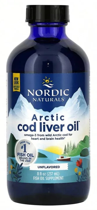 Arctic Cod Liver Oil Unflavored - 237 ml - Nordic Naturals - Papildai