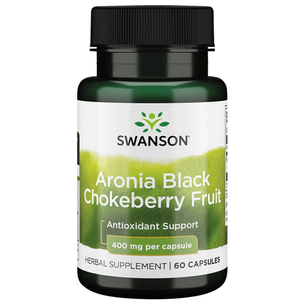ARONIA BLACK CHOKEBERRY FRUIT 60 CAPS - Swanson - Papildai
