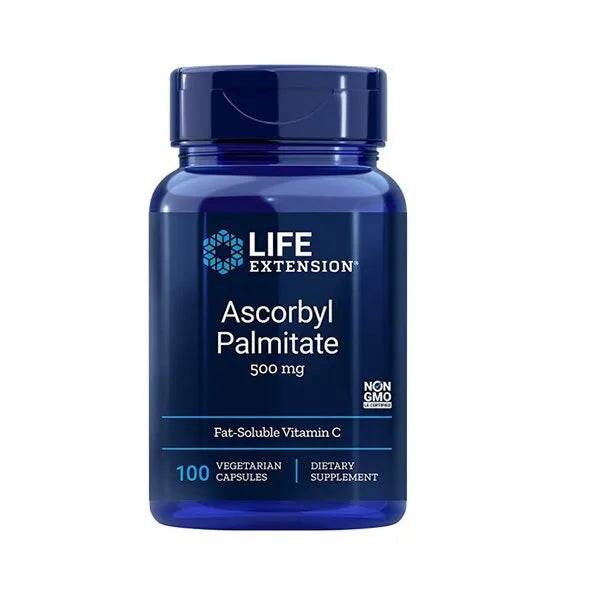 Ascorbyl Palmitate 500mg - 100 vcaps - Life Extension - Papildai