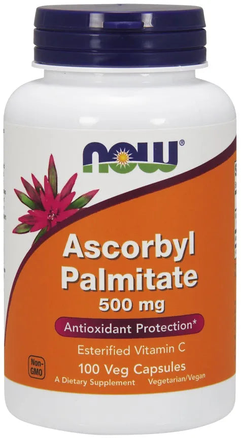 Ascorbyl Palmitate 500mg - 100 vcaps - NOW Foods - Papildai