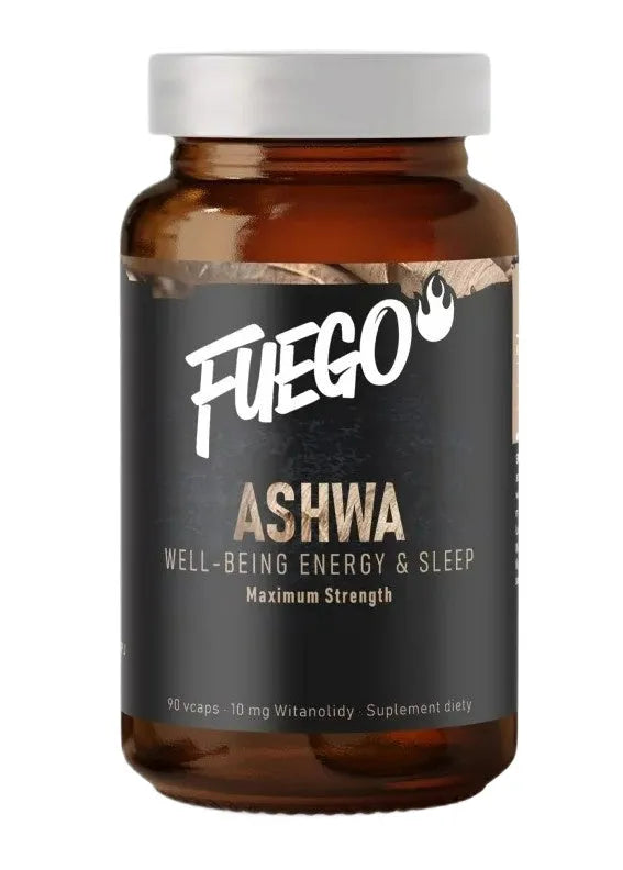 Ashwa - 90 vcaps - Fuego - Sporto papildai