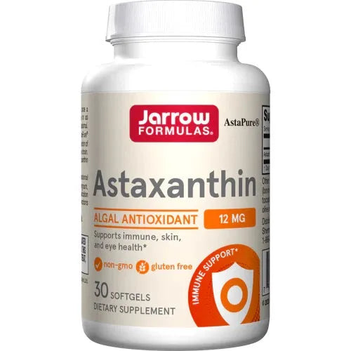 Astaxanthin 12mg - 30 softgels - Jarrow Formulas - Papildai