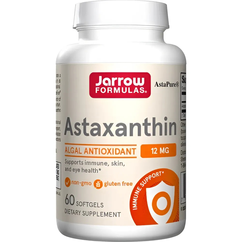 Astaxanthin 12mg - 60 softgels - Jarrow Formulas - Papildai