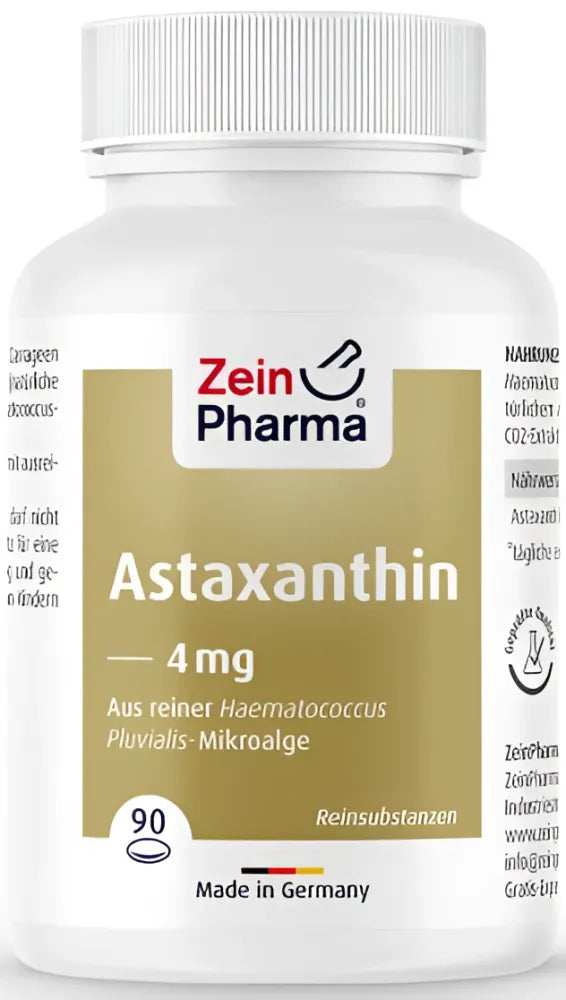 Astaxanthin 4mg - 90 softgels - Zein Pharma - Papildai