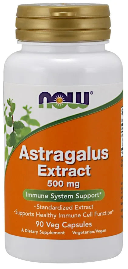 Astragalus Extract 500mg - 90 vcaps - NOW Foods - Papildai