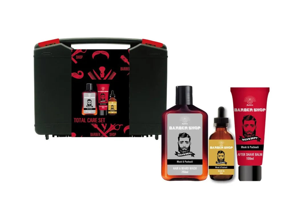 AURORA Dovanų rinkinys vyrams ’Barber Shop - Musk&Pachouli’ - Kosmetika