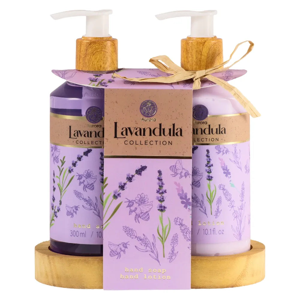 AURORA Lavandula Hand Care Gift Set Tray - 2 products - Kosmetika