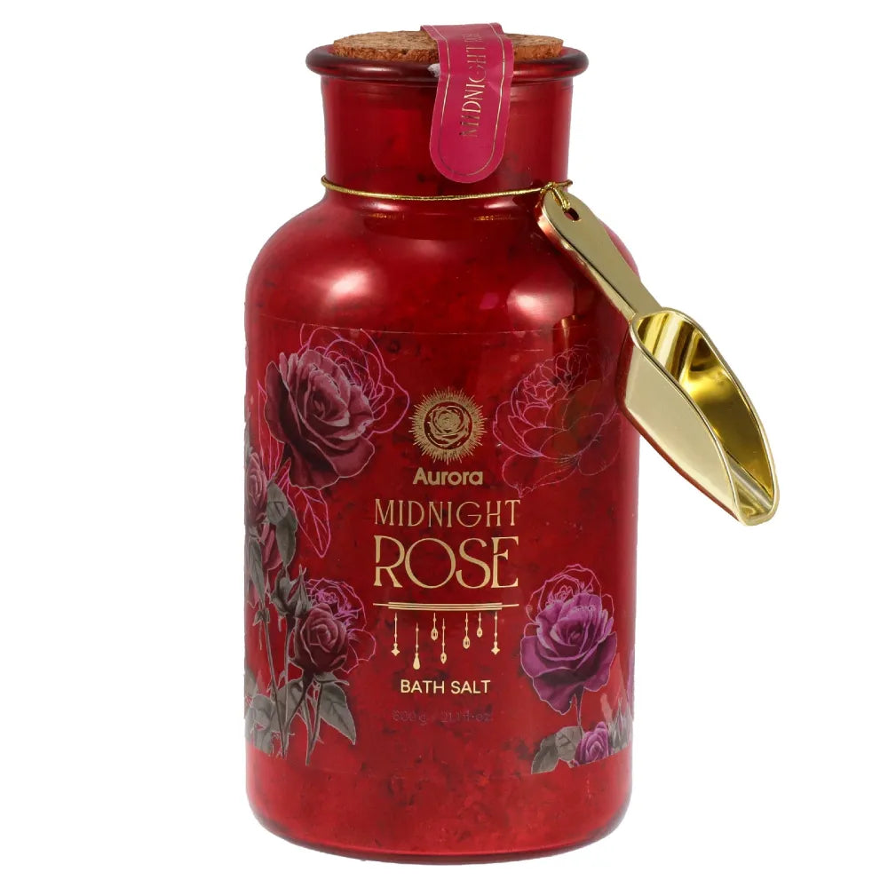 AURORA Midnight Rose Gift Set Bath Salt with Dried 600 g - Kosmetika