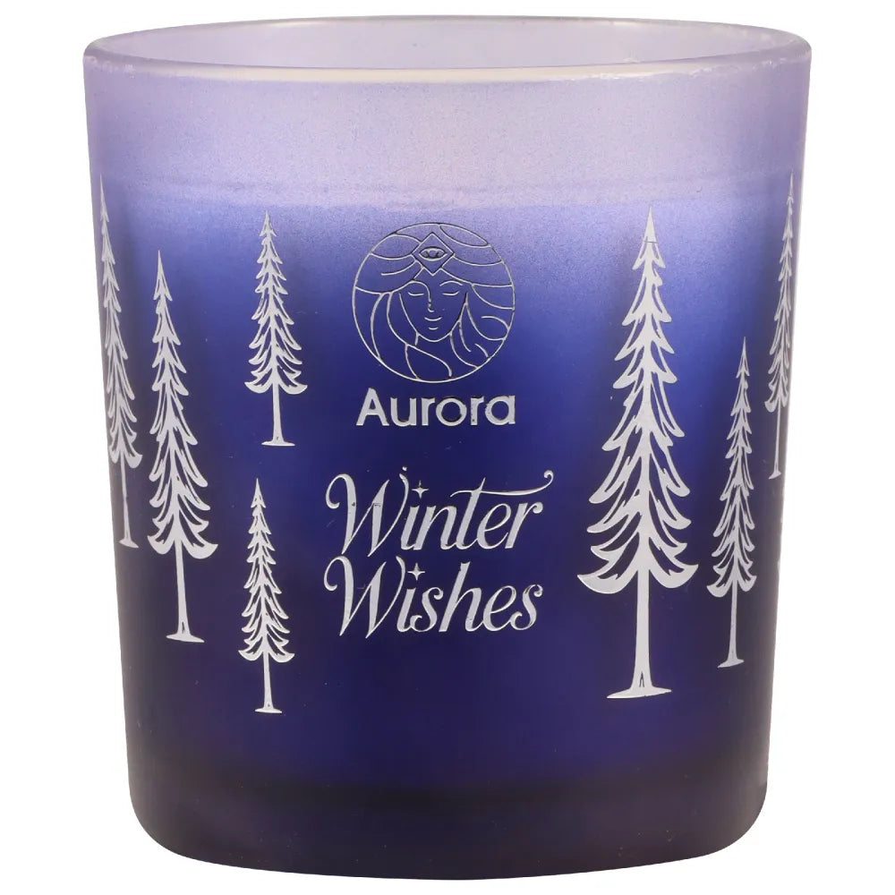 AURORA Žiemos norai Apelsinų sorbeto kvapo žvakė 200 g - Kosmetika
