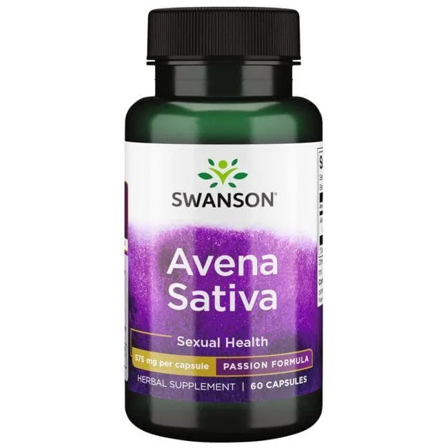 Avena Sativa - 575 mg - N60 - Swanson - Papildai