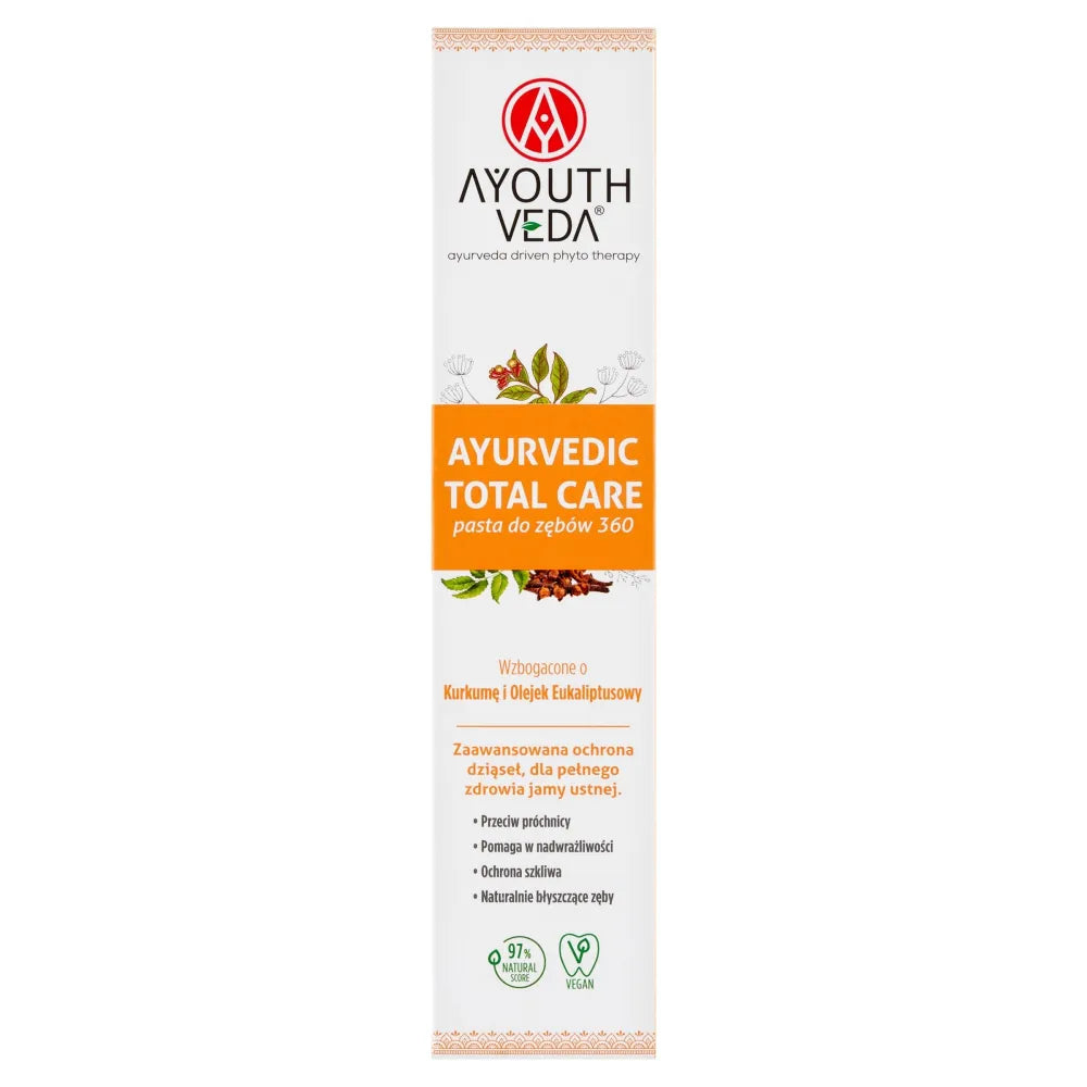 AYOUTHVEDA Ayurvedic Total Care 360 Toothpaste 100 g. - Higiena