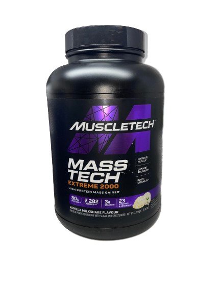 Mass-Tech Extreme 2000, Vanilla Milkshake - 2720g - MuscleTech