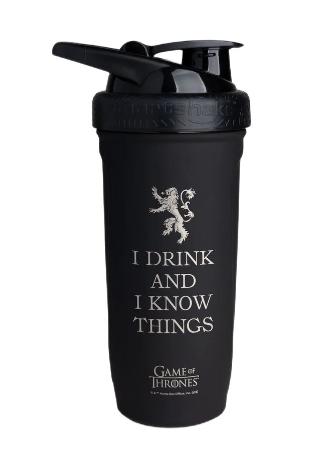 Reforce Stainless Steel - Game Of Thrones, I Drink and I Know Things - 900 ml. - SmartShake