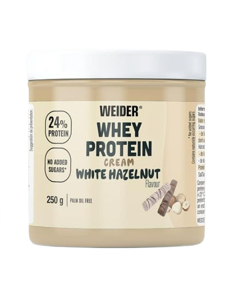 Whey Protein Cream, White Hazelnut - 250g - Weider