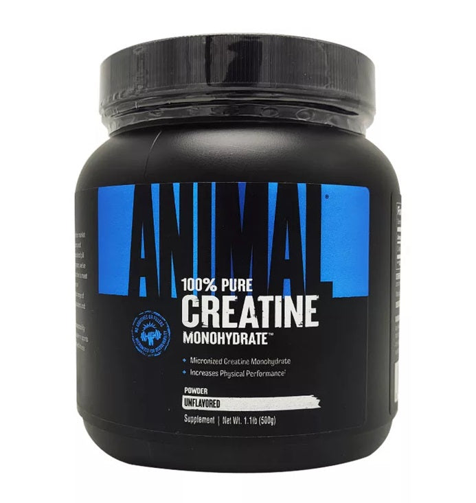 Creatine Powder, Unflavored - 500g - Animal