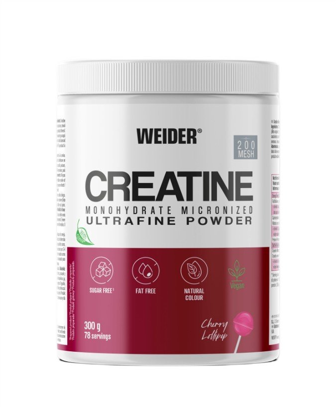 Creatine Monohydrate Micronized, Cherry Lollipop - 300g - Weider