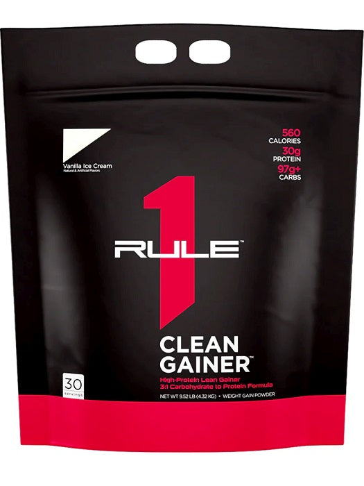R1 Clean Gainer, Vanilla Ice Cream - 4320g - Rule One