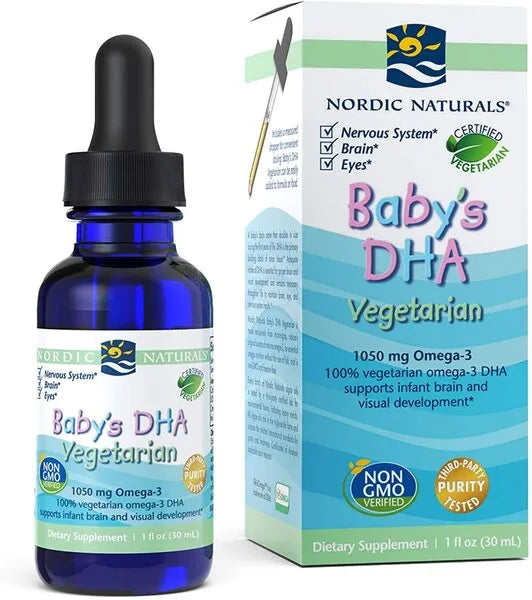 Baby’s DHA Vegetarian 1050mg - 30 ml - Nordic Naturals - Papildai
