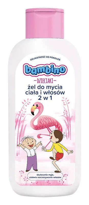 BAMBINO 2-in-1 body and hair wash gel for children babies ’Kids’-on a boat 400ml - Vaikui ir mamai