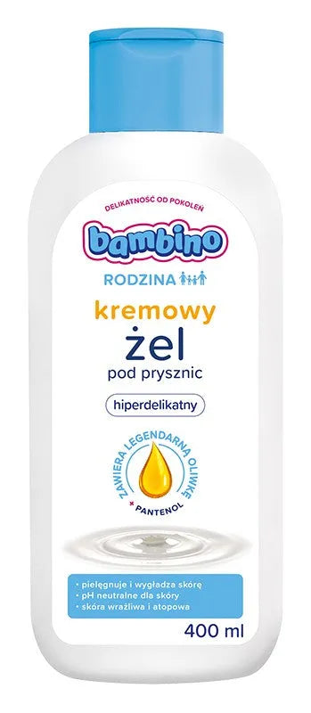 Bambino Family Creamy Hypoallergenic Shower Gel 400ml - Vaikui ir mamai