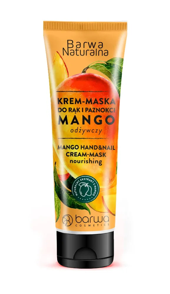 BARWA COSMETICS Naturalna Cream-Mask for hands and nails Mango - maitinantis 100ml - Kosmetika