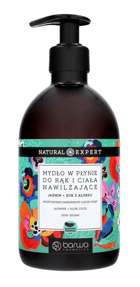 BARWA NATURAL EXPERT LIQUID SOAP JASMINE 500 ML - Kosmetika