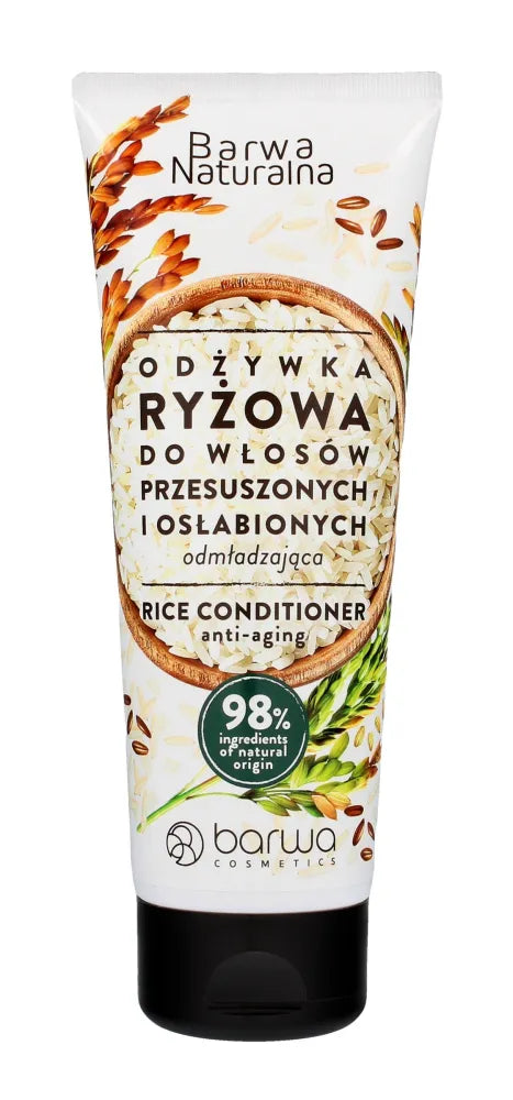 BARWA Natural Rice atgaivinantis kondicionierius sausiems ir silpniems plaukams 200ml - Kosmetika